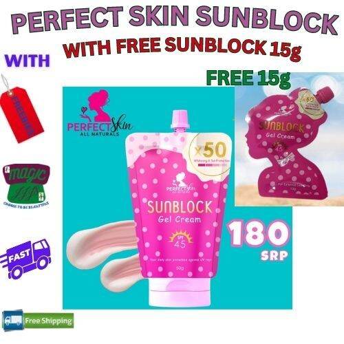 Perfect Skin Sunblock Gel Cream Spf45 50g Lazada Ph