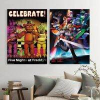 ✑ FNAF-Ultimate Group Canvas Art โปสเตอร์และภาพผนังศิลปะพิมพ์ Modern Family Bedroom Decor โปสเตอร์