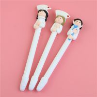 2 Pc High Quality Polymer Clay Doctor Nurse Ballpoint Pen Cute Gift Stationery Creative Stationery Pens