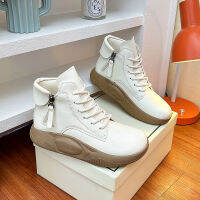 Designer รองเท้าผ้าใบ Dames 2023แบรนด์หรูสุภาพสตรีแพลตฟอร์มรองเท้าผู้หญิงใหม่ Breathable High Top Shose แฟชั่นรองเท้าสีขาวสำหรับ Girls