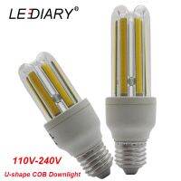 【Free-delivery】 Potsland Pakistan LEDIARY E27รูปตัวยูสว่างมากหลอดไฟข้าวโพด LED 110V-240V จริง5W/9W โคมไฟ LED E27กลม2U ประหยัดพลังงาน3500K/6500K