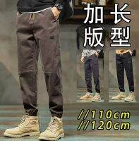 【Ready】? Extra long troers for t men sprg and autumn h veet and thickeng 1 work casl ps for men h leg bdg 1