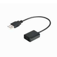 Boya by-ea2l usb audio adapter แปลงช่อง USB ให้เป็นช่องเสียบไมค์และช่องเสียบหูฟัง 3.5