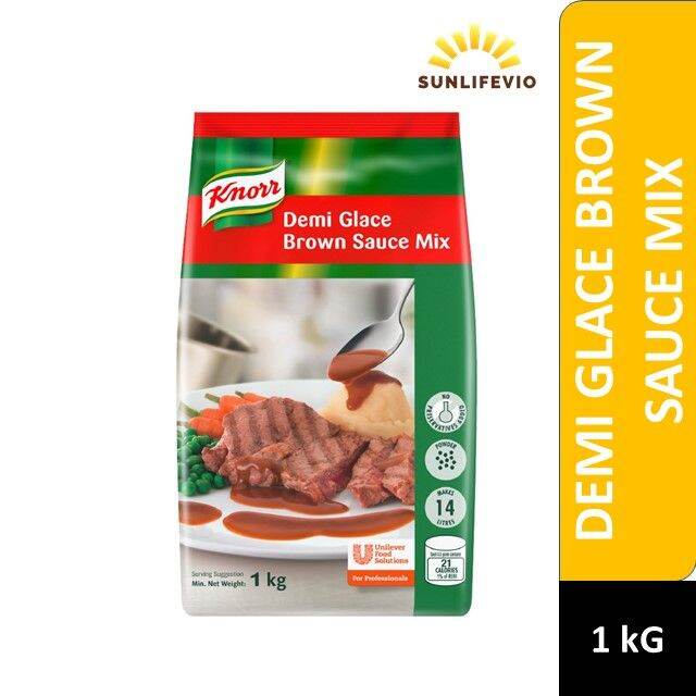 KNORR DEMI GLACE BROWN SAUCE MIX 1KG Lazada