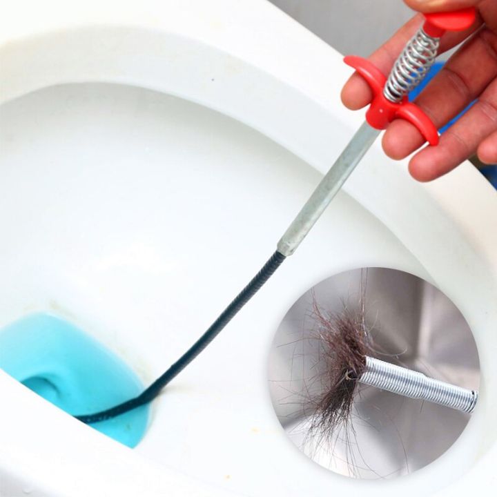 bendable-pipe-cleaner-sink-cleaning-hook-white-black-sewer-hair-stoppers-tool-kitchen-spring-pipe-hair-remover-by-hs2023