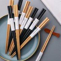 Japanese style hexagonal bamboo chopsticks for restaurants.