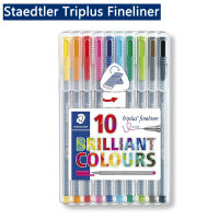 Staedtler Triplus Fineliner 334สีดำ Fine Tip Felt Tip 0.3มม. สี Marker ปากกา Drawing Liner ปากกาวาด Liners Tiralineas