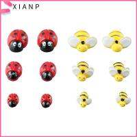 XIANP อุปกรณ์ตกแต่งห้อง การตกแต่งผึ้ง Ladybirds Decor ผึ้งเรซิ่น เสน่ห์เรซินขนาดเล็ก เสน่ห์เรซิน เต่าทองเรซิน