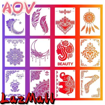 12pcs/set Christmas Stencils Template Reusable Craft Xmas Drawing Painting Toy, As Shown