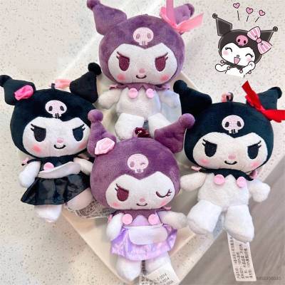 พวงกุญแจ จี้ตุ๊กตา Sanrio Kuromi NS3 Sanrio สีดํา สีม่วง สําหรับเด็ก