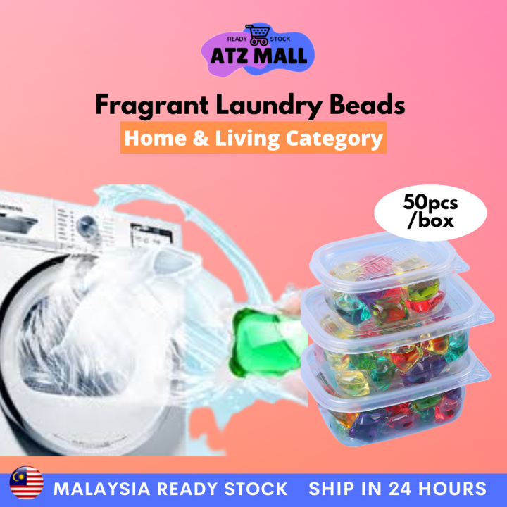Laundry Detergent Condensation Beads Sabun Candy Mix Colour Condensation Beads 洗衣凝珠 Lazada