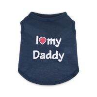 [COD]【 การระเบิด 】 เสื้อผ้าสัตว์เลี้ยง เสื้อผ้าสุนัข ใหม่ Daddy Mommy Vest Small Dog ฤดูใบไม้ผลิและฤดูร้อน