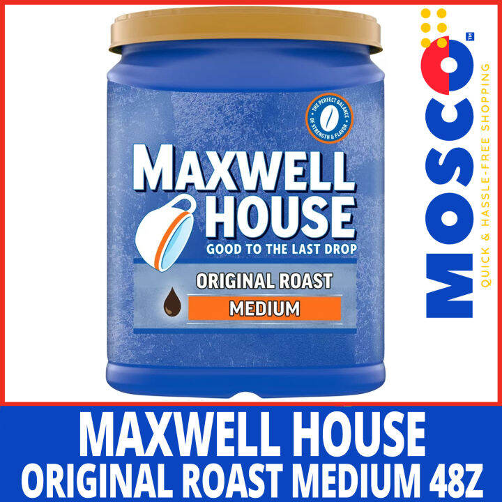 Maxwell House Original Roast Ground Coffee, 42.5 Oz. Canister | Lazada PH