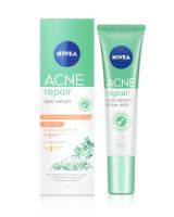 ( มีคูปองส่งฟรี / 15 มล. ) นีเวีย เจลแต้มสิว แอคเน่ รีแพร์ สปอต เซรั่ม 15 มล. NIVEA