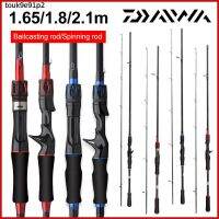 ส่งฟรี 【จัดส่งทันที】DAIWA คันเบ็ด 1.65/1.8/2.1 ม. น้ำหนักเบาปั่น Baitcasting Rod M การกระทำ EVA อุปกรณ์ตกปลา