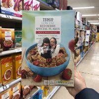 สปอตสินค้าอังกฤษ Tesco อาหารเบาๆซีเรียลสตอเบอร์รี่เชอร์รี่ไขมันต่ำซีเรียลชงแบบทันทีซีเรียลอาหารเช้า