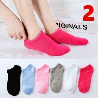 1 pairs Fashion ladies socks Korean low cut non-slip cotton socks STOKIN PANTANG MURA