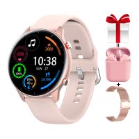 【CW】สมาร์ทวอท์ช L21 Smartwatch ผู้หญิง IP68กันน้ำคำตอบ Call นาฬิกา DIY เครื่องติดตามการออกกำลังกายเพื่อสุขภาพ VS GW33 PRO DT88PRO SG2 วันวาเลนไทน์ กำนัล gift gift