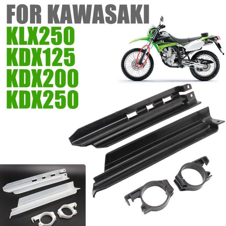 Motorcycle Front Shock Absorbe Guards Protectors Lower Fork Cover Set For Kawasaki KLX250 KLX