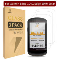 Mr.shield [3-Pack] ตัวป้องกันหน้าจอสำหรับ Garmin Edge 1040 Edge 1040 Solar [กระจกนิรภัย] [กระจกญี่ปุ่นที่มีความแข็ง9H]