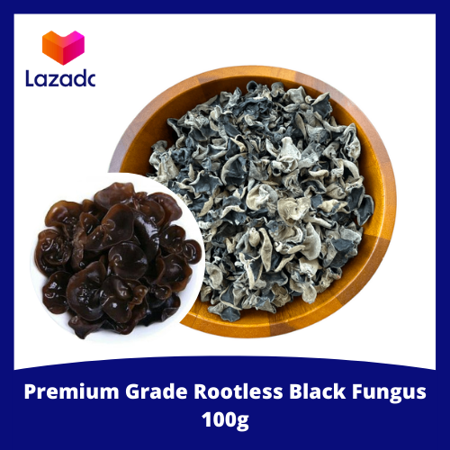 Premium Grade Rootless Black Fungus Wood Ear Mushroom Tengang Daga