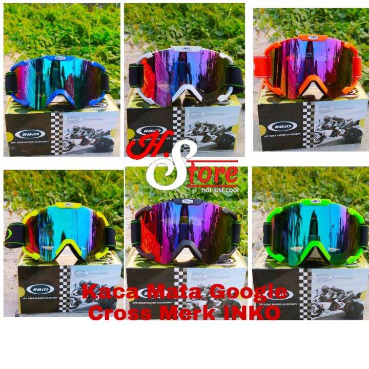 Kaca Mata Google / Kaca Helm Cross / Bogo / Cargloss / JPN / Cakil Dan ...