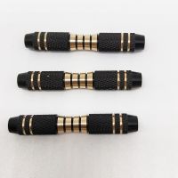 5pcs 16 Grams Copper Dart Barrels Replacement Shafts Grip Black For Soft Tip Dart And Steel Tip Darts Play Accessories