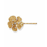Rispada gold color flower with diamond hair pins