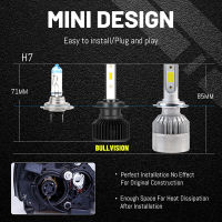 H7 Led Headlight 16000lm h1 Car Led Bulbs 4300K 6000K 8000K High Low Beam H4 HB4 HB3 9005 9006 Car headlamp