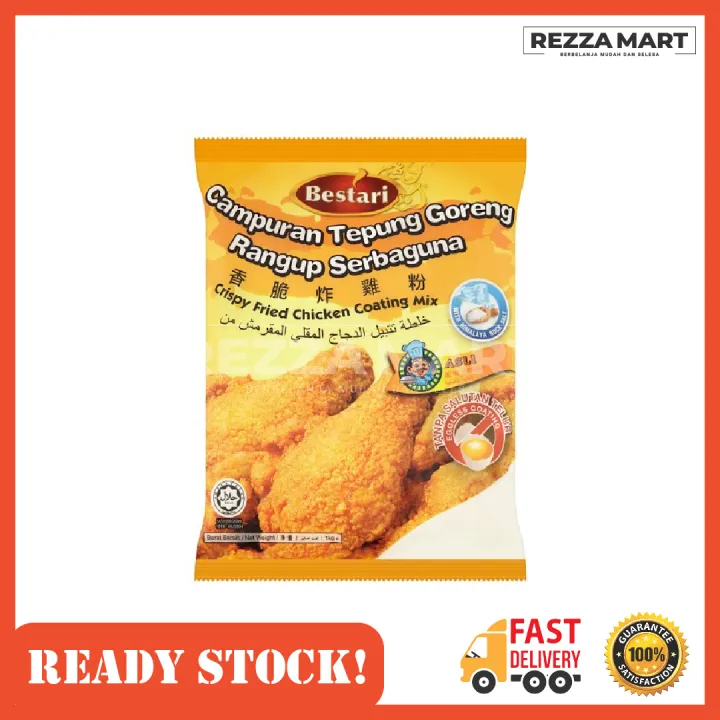 Tepung Goreng Bestari Original/Spicy 1KG Lazada