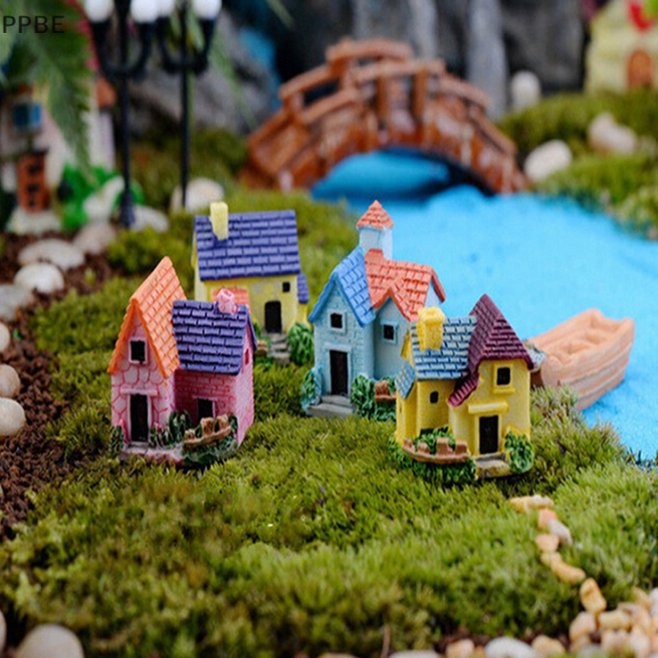 ppbe-dollhouse-miniatures-diy-บ้านวิลล่า-woodland-fairy-planter-สวนตกแต่งบ้าน