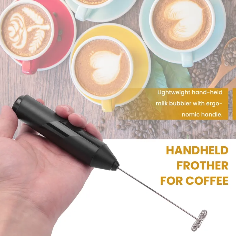 Electric Milk Frother Cup Portable Milk Frother Electric Foamer