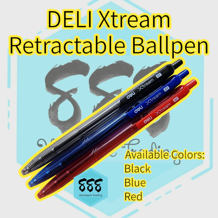 DELIX Xtream Retractable Ballpen | Lazada PH