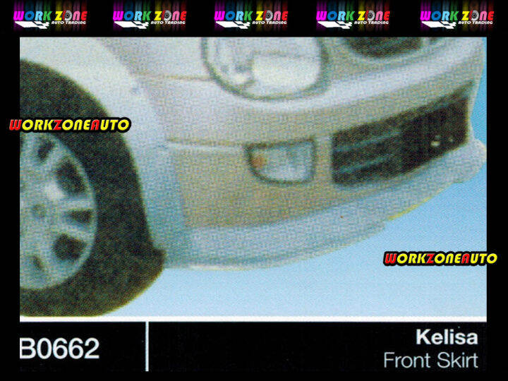 B0662 Perodua Kelisa Fiber Front Skirt Body kit Bodykit Lazada