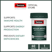 Swisse Ultivite Vegan Men s Multivitamin 60 Tablets Delivery Time 5-10 Days