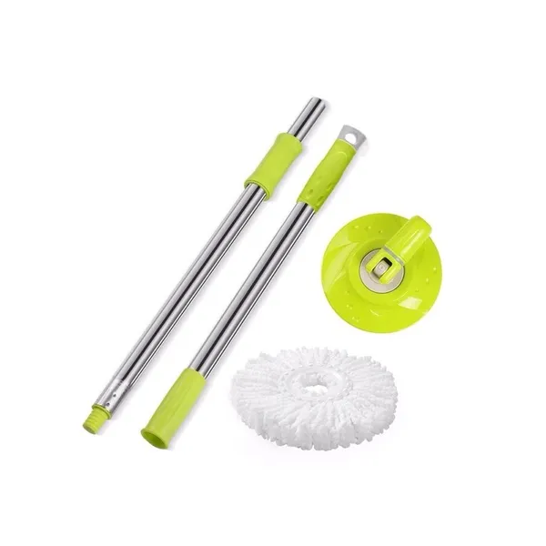 mop with spinner on sale UniverStainless360° Spin Mop Pole Handle ...