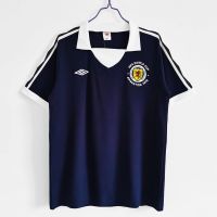 2022 2023 ล่าสุด เสื้อกีฬาแขนสั้นลําลอง ลายทีมชาติฟุตบอล Scotland 1978 season ชุดเหย้า สไตล์วินเทจ ไซซ์ S-XXL