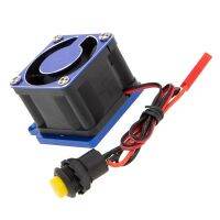 Metal Cooling Fan Motor Heat Sink 8V - 12V for 1/8 Traxxas Sledge RC Car Upgrades Parts Accessories