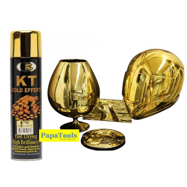 Bosny KT Gold Effekt Spray Paint Kt Gold Effect Bosny Chrome Spray
