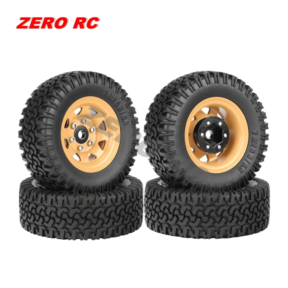 ∏☊ RC Crawler 1.55 Off Road Metal Beadlock Wheel Rim Brass