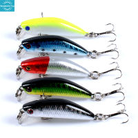 Wt【คลังสินค้าพร้อม】Minnow Mini Fishing Lure 4.5Cm 2.8G Topwater Hard Bait Fishing Tackle1【cod】