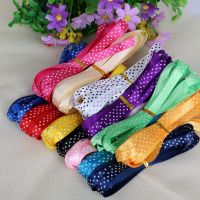 5 yard/lot 3/8 10MM Printed Dot Printed Satin Ribbon Single Webbing Headband Hair For DIY Craft Bows Garments Accessory Gift Wrapping  Bags