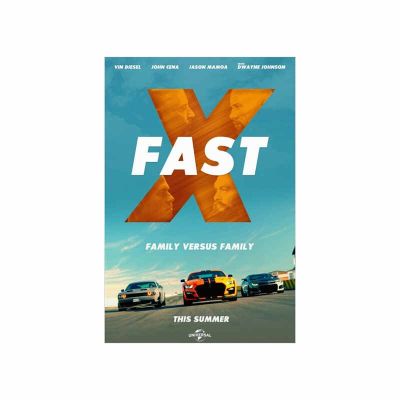 Pop 10 Fast X 2023โปสเตอร์ภาพยนตร์ Fast &amp; Furious โปสเตอร์10เรื่องเสริมความงามผ้าใบวาดภาพทีวี0717 69F