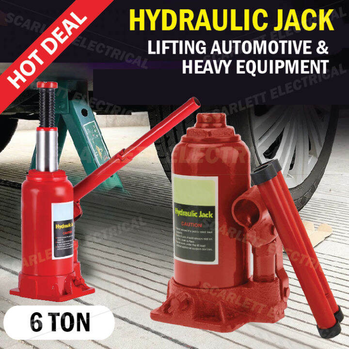 Heavy Duty Hydraulic Bottle Jack Lifting Stand Emergency Vehicle Tool