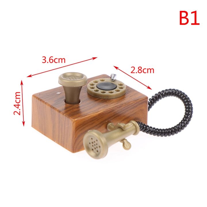 1pc-kitchen-bread-coffee-machine-juicer-electric-baking-pan-vintage-telephone-kettle-toy-doll-house-mini-decoration