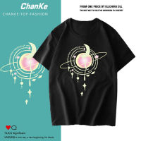 ?เสื้อยืดคอกลม T-shirt ลายมาใหม่ 2023 วัยรุ่นเกาหลี คิ้วห์ๆ?T-532