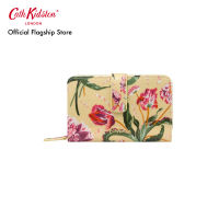 Cath Kidston Folded Zip Wallet Floral Fancy Green