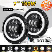 ไฟหน้า Led Drl 7 นิ้ว 4X4 9000 Lm Hi / Low 12 V 24 V สําหรับรถจักรยานยนต์ Motocycle Lada Niva Uaz 3500 K 6500 K