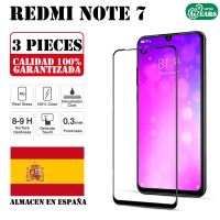 [Phone case]  ชุด Xiaomi Redmi Note 7 3ชิ้นกระจกกันความร้อนอย่างเต็มที่ปกป้องหน้าจอป้องกันรอยขีดข่วนแบบบางพิเศษ