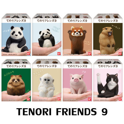 พร้อมส่ง แยก Bandai Tenori Friends 9 โมเดลสัตว์ น่ารัก Model Figure Baby Red Panda Marmot Tanuki Cat ลิขสิทธิ์แท้